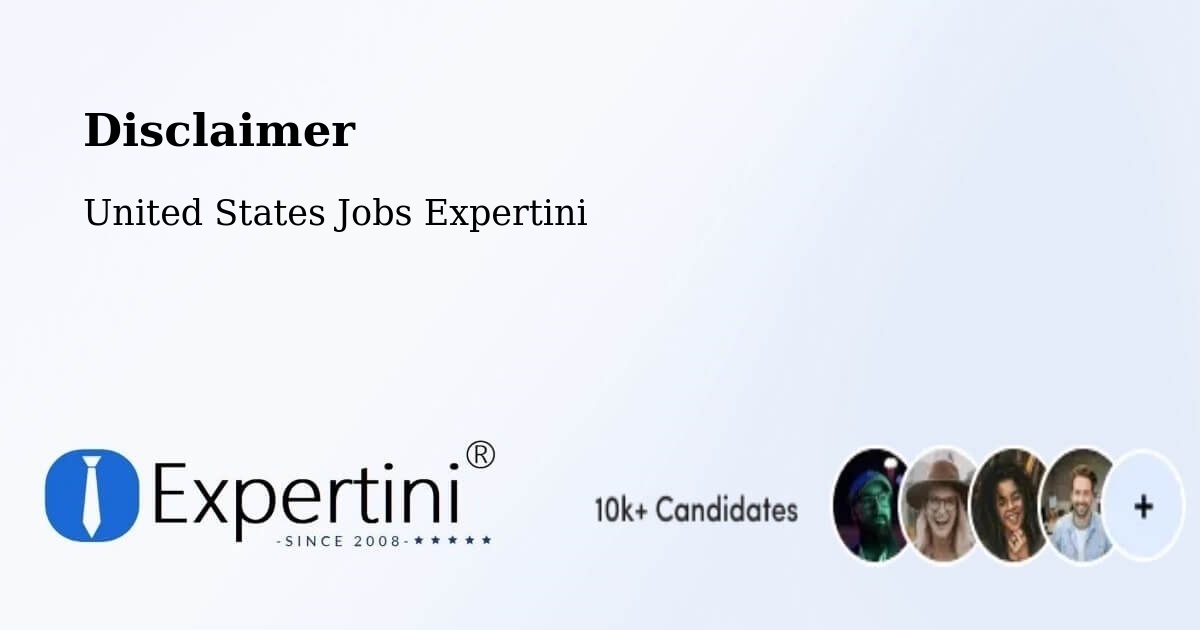 Disclaimer – Argo - United States Jobs Expertini